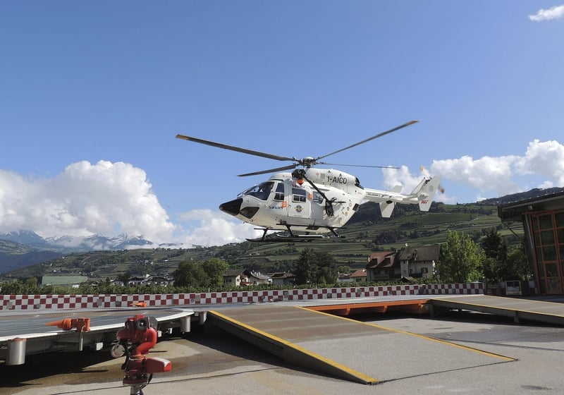 Helicopter Arrival