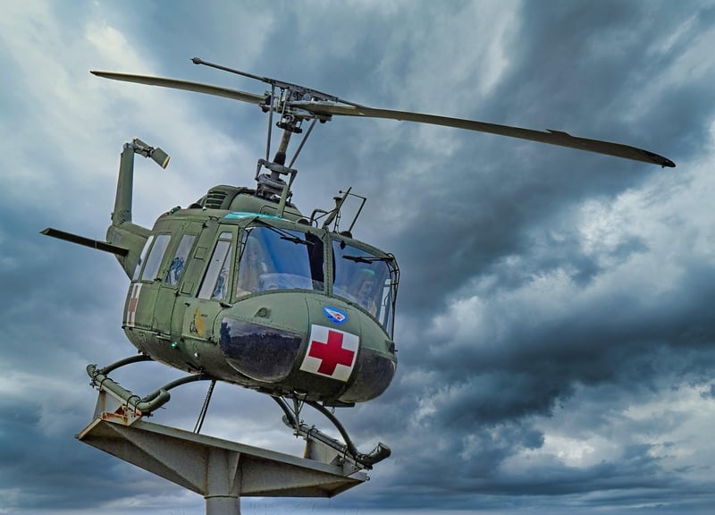 Helicopter Arrival